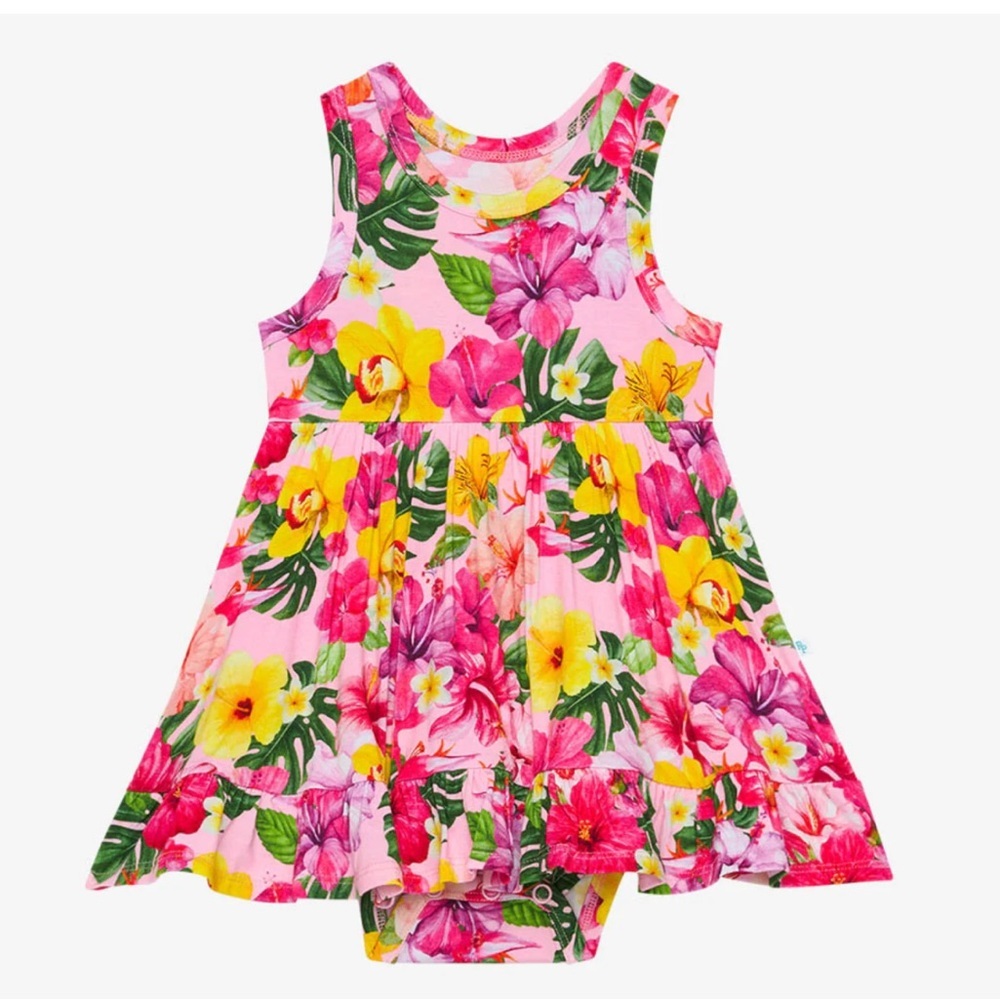 Posh Peanut Malana Bodysuit Twirl Dress